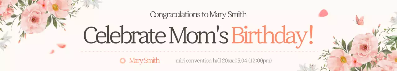 Promoção de uma luxuosa festa de 60 anos com flores rosas