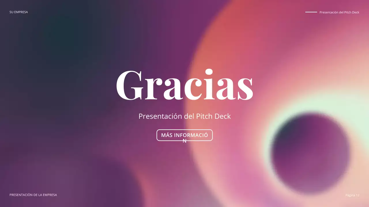 discurso de negocios moderno y colorido