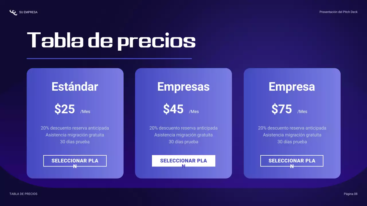 Presentación de ciberseguridad azul