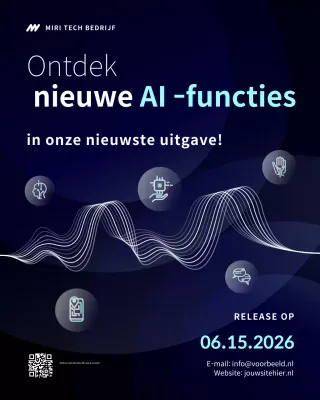 Update Instagram-bericht over blauwe en witte technische functies