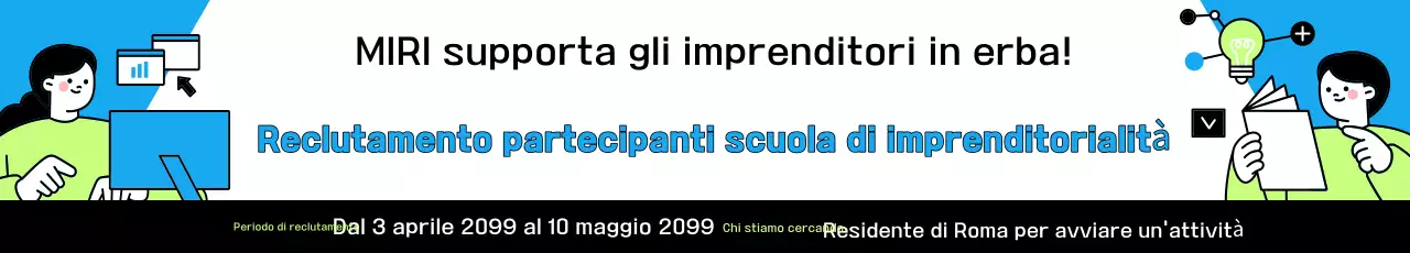 Reclutamento di startup moderne blu