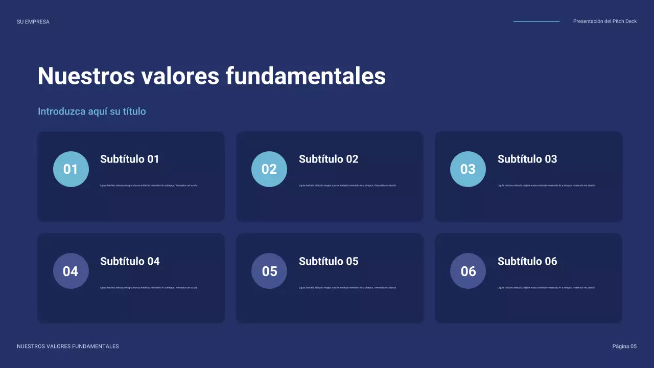 discurso de negocios moderno azul