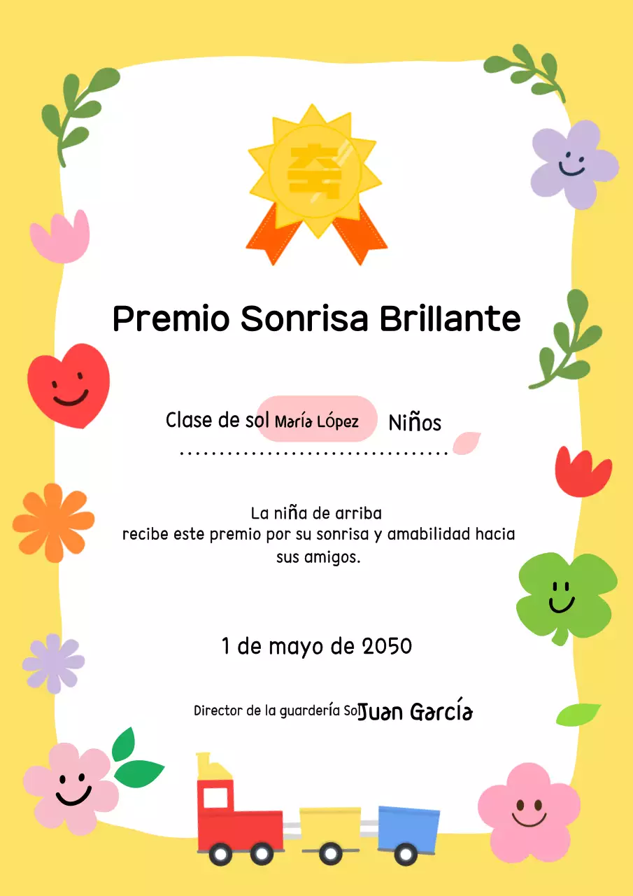 Placa amarilla del bebé