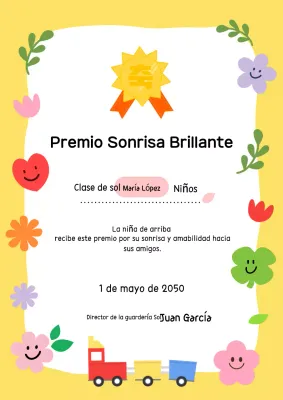 Placa amarilla del bebé