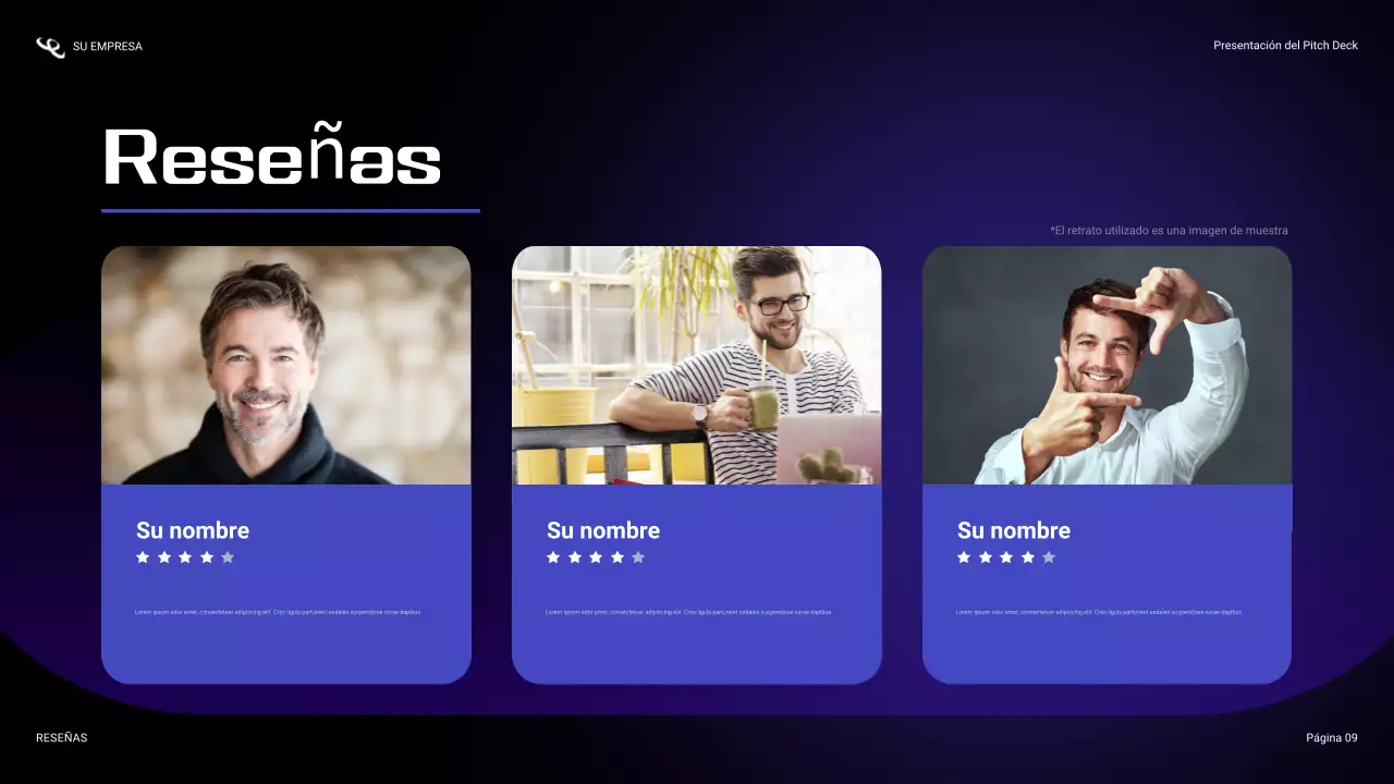 Presentación de ciberseguridad azul