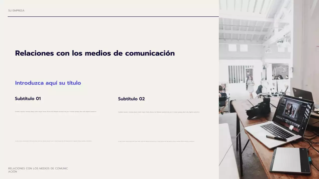 Presentación de la agencia Navy Modern