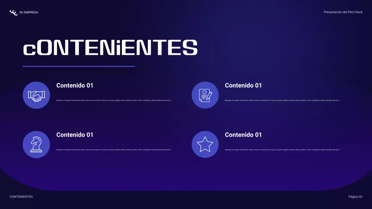 Presentación de ciberseguridad azul