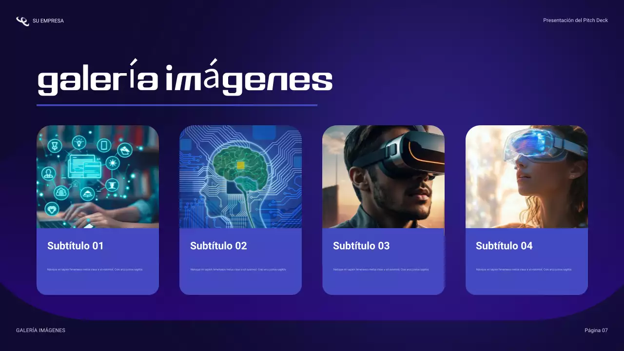 Presentación de ciberseguridad azul