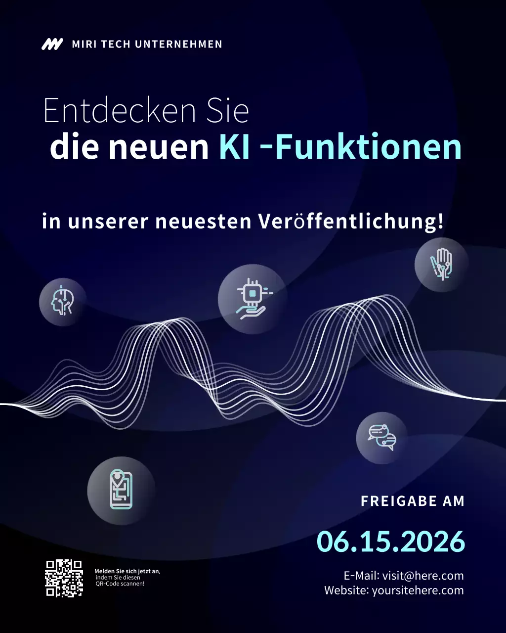 Instagram-Post zum Update der blau-weißen technischen Funktionen