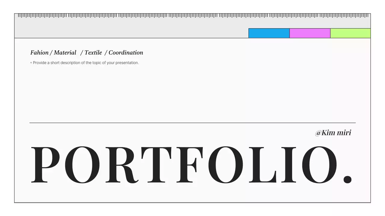 Portfólio de marketing de beleza e moda cinza limpa