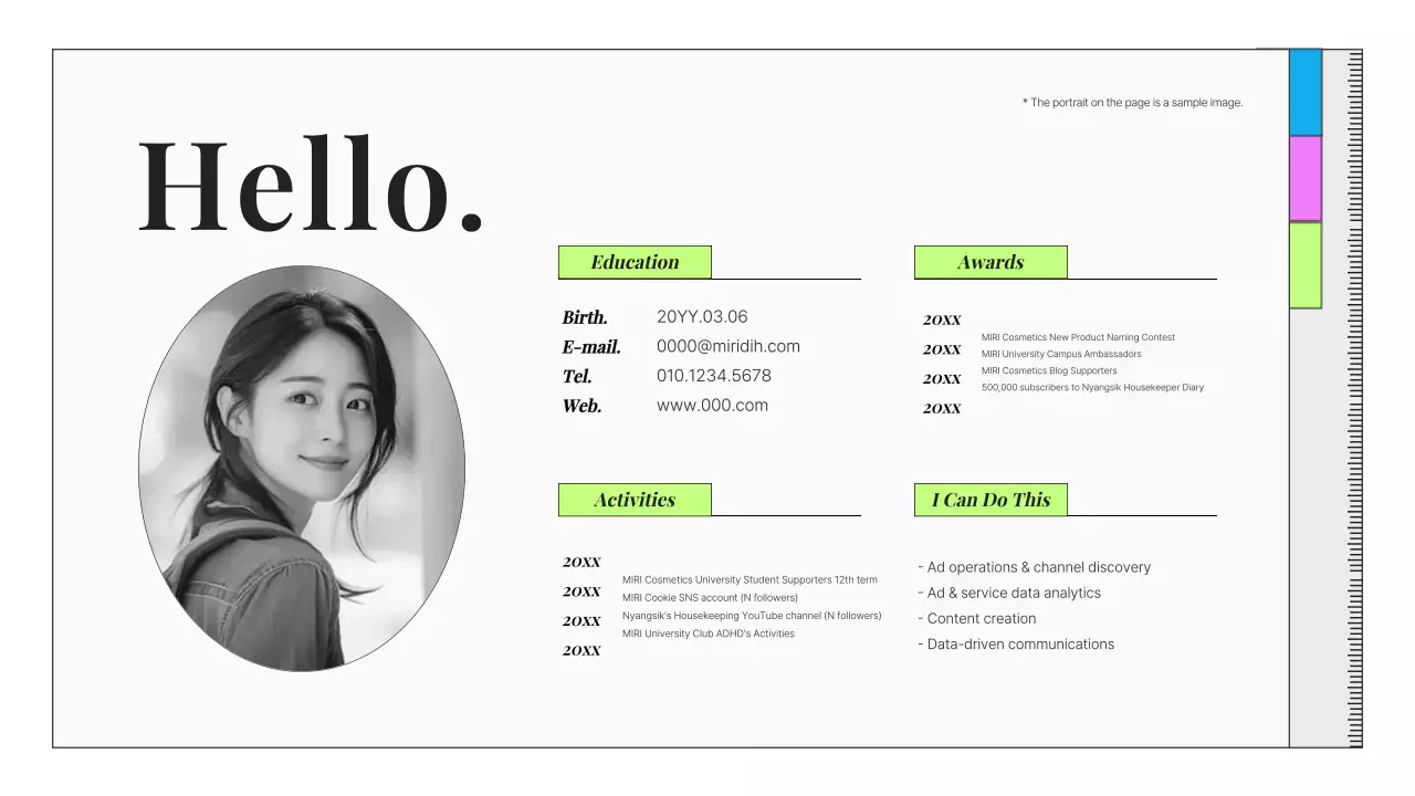 Portfólio de marketing de beleza e moda cinza limpa