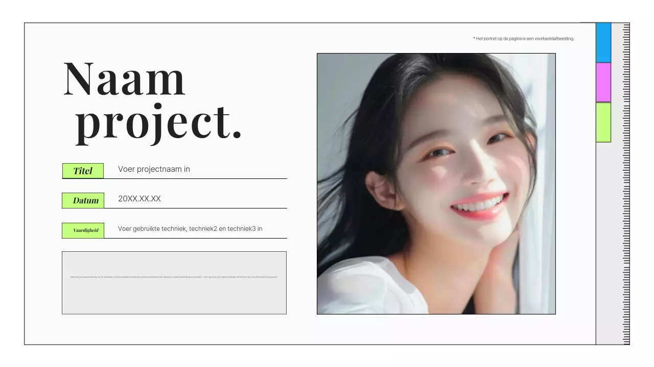 Grijs Schoon Mode Schoonheid Marketeer Portfolio