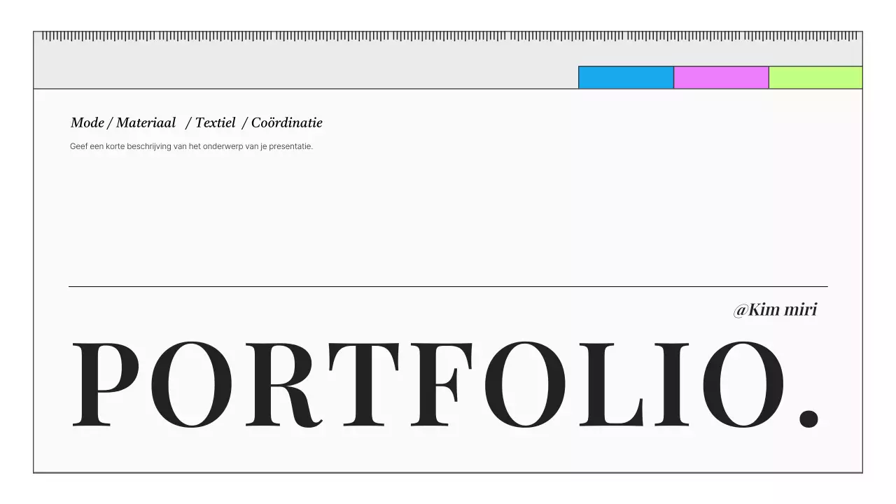 Grijs Schoon Mode Schoonheid Marketeer Portfolio