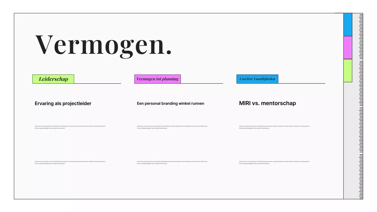 Grijs Schoon Mode Schoonheid Marketeer Portfolio