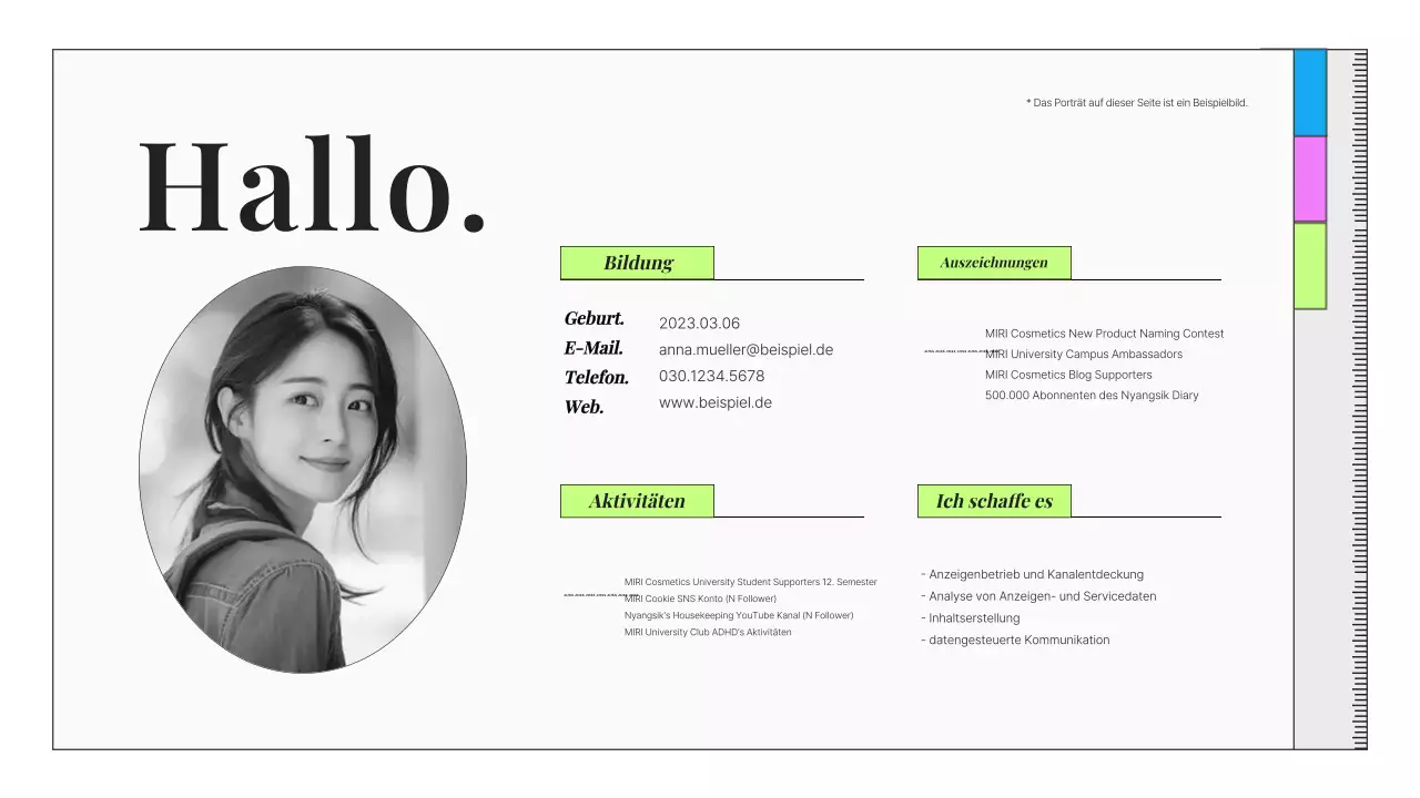 Gray Clean Fashion Beauty Marketer Portfolio