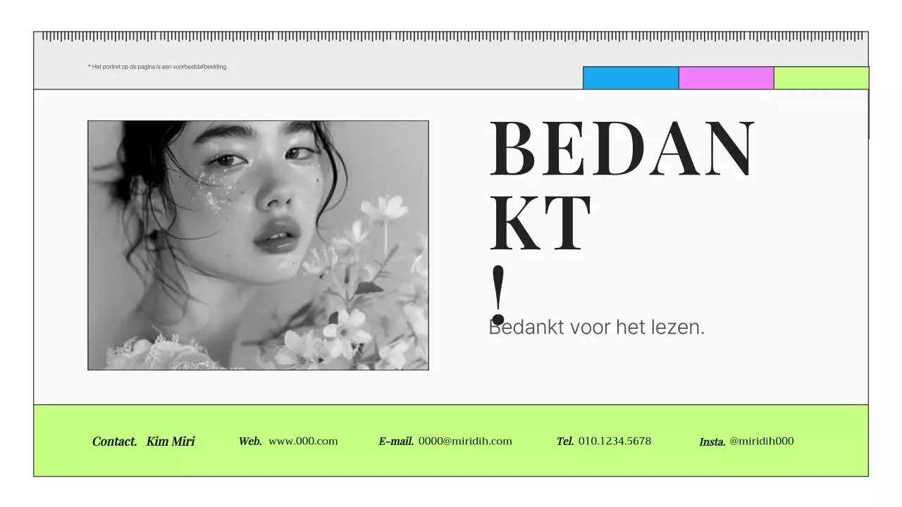 Grijs Schoon Mode Schoonheid Marketeer Portfolio