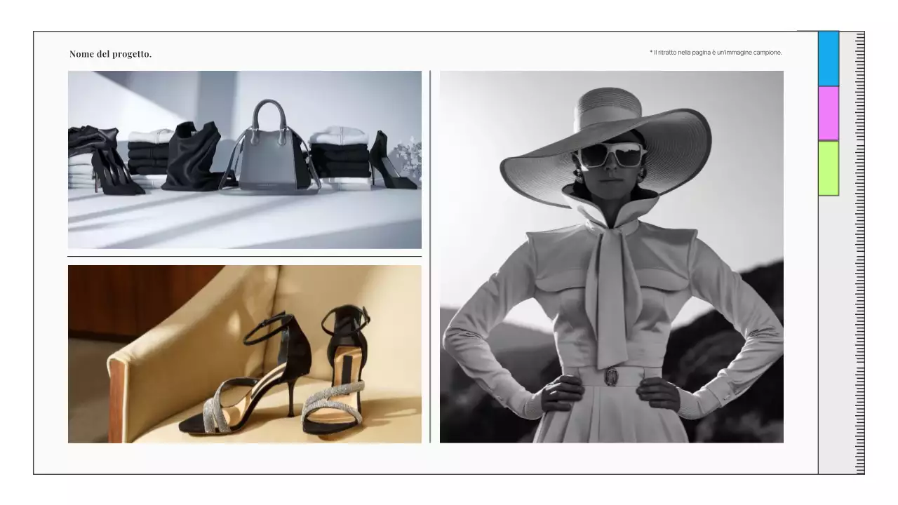 Portafoglio di esperti di marketing di bellezza e moda pulita di Gray