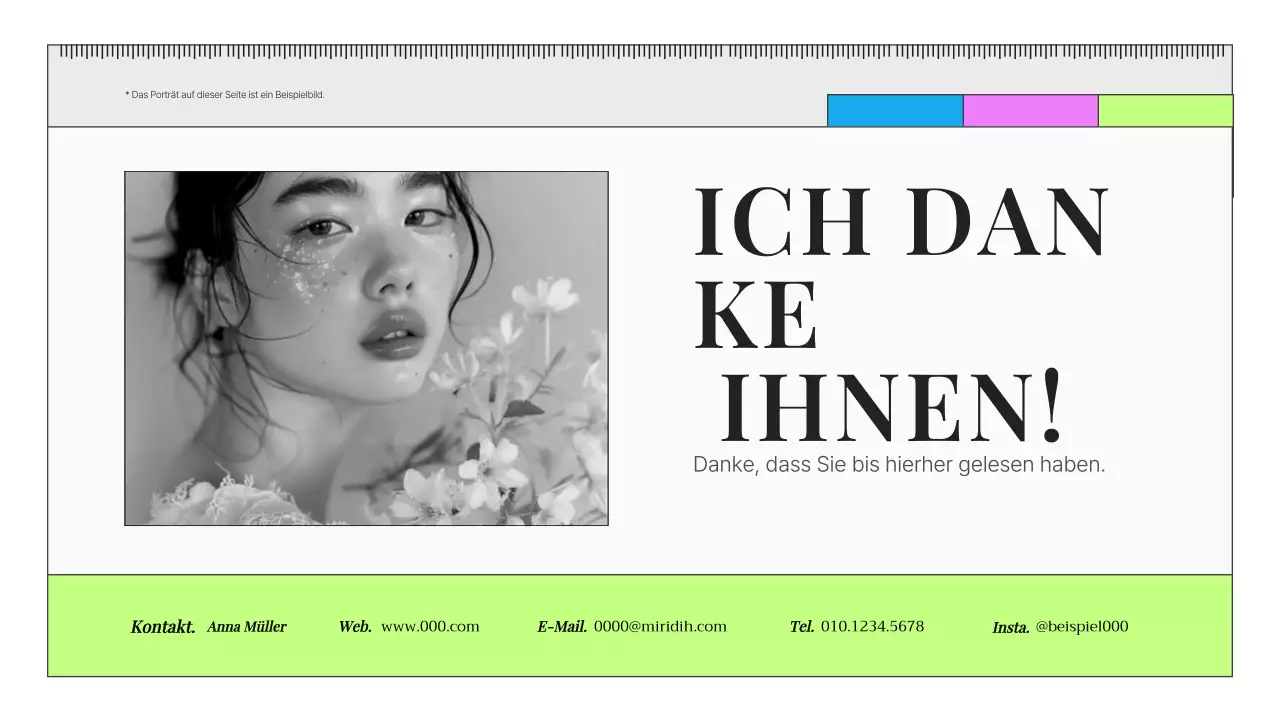 Gray Clean Fashion Beauty Marketer Portfolio