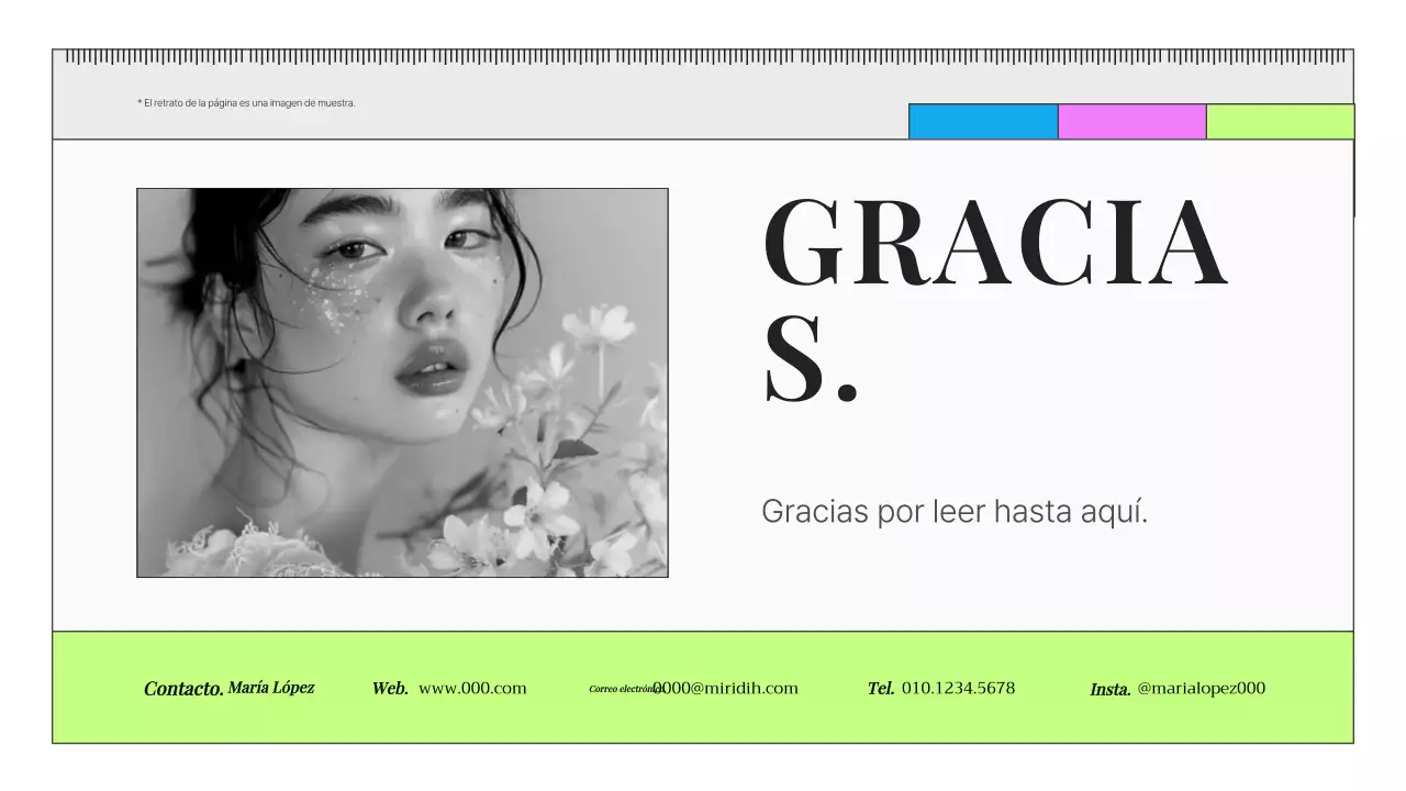 Portafolio de comercializadores de belleza, moda y limpieza gris