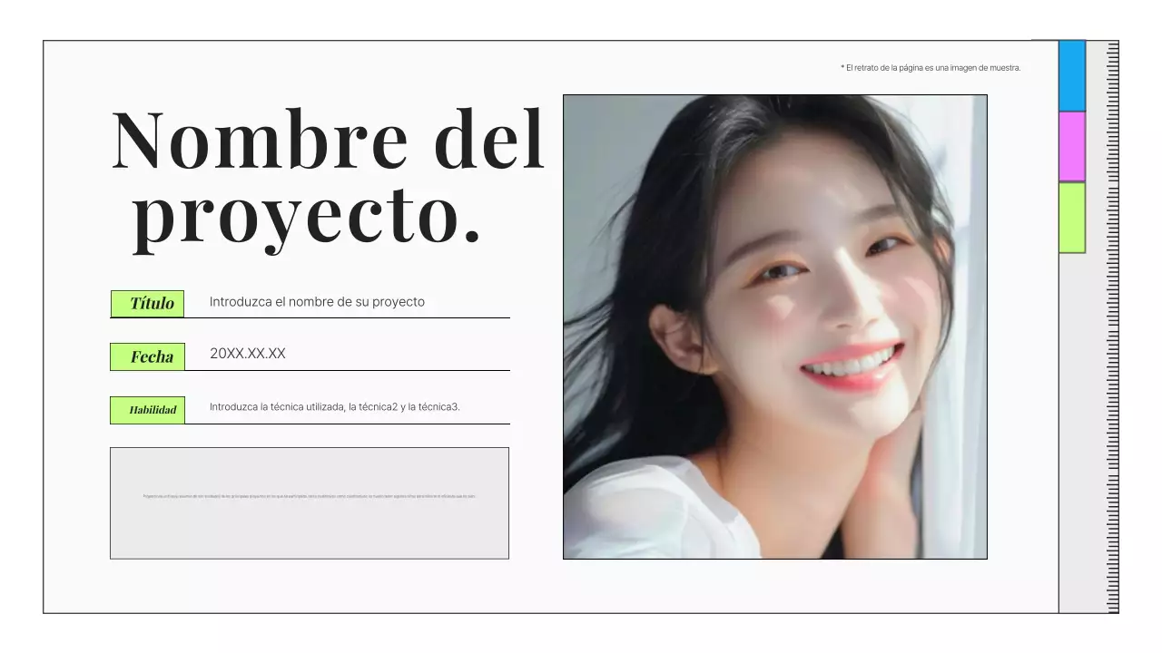 Portafolio de comercializadores de belleza, moda y limpieza gris