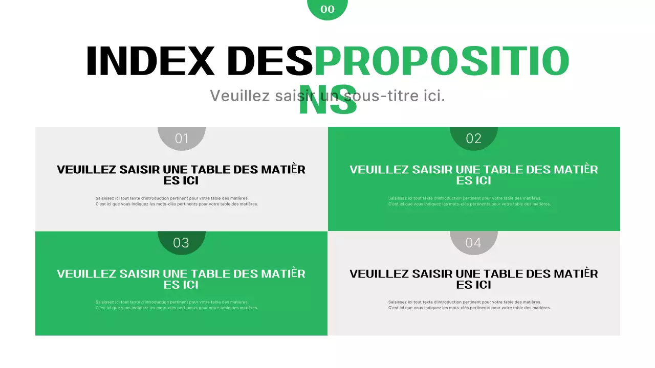 Rapport sur les entreprises vertes et modernes