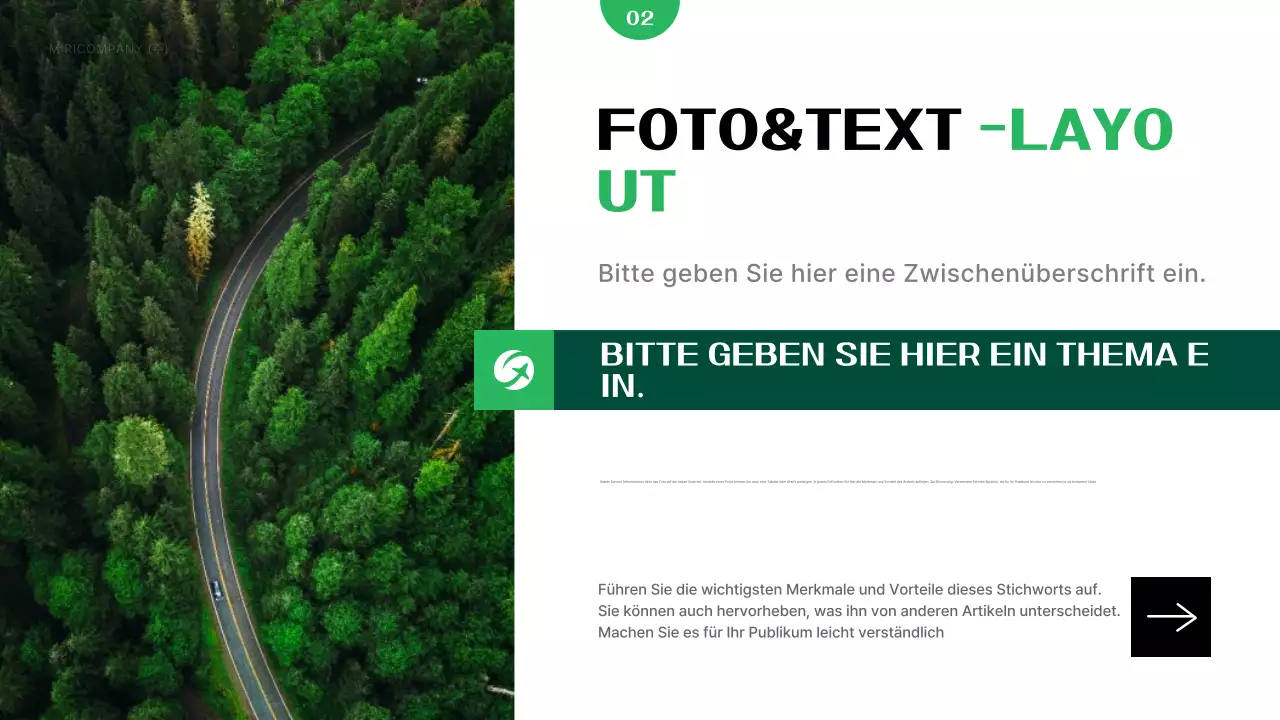 Green Modern Business Report