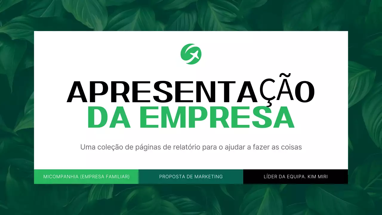 Relatório de Negócios Verdes Modernos