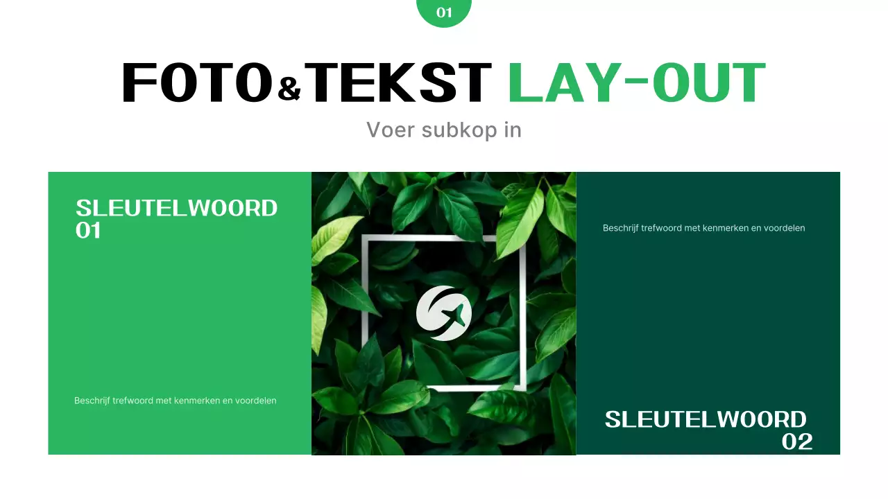 Groen Modern Bedrijfsrapport