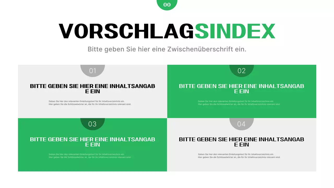 Green Modern Business Report