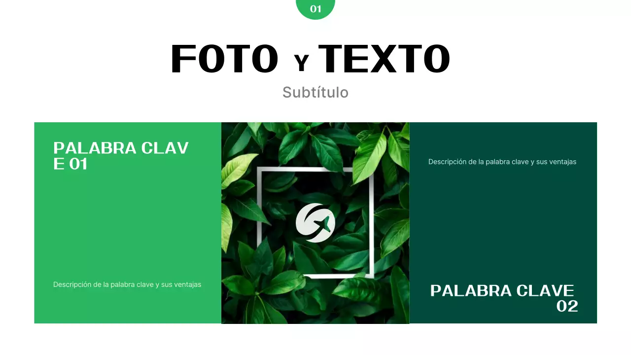 Informe de negocios modernos y ecológicos