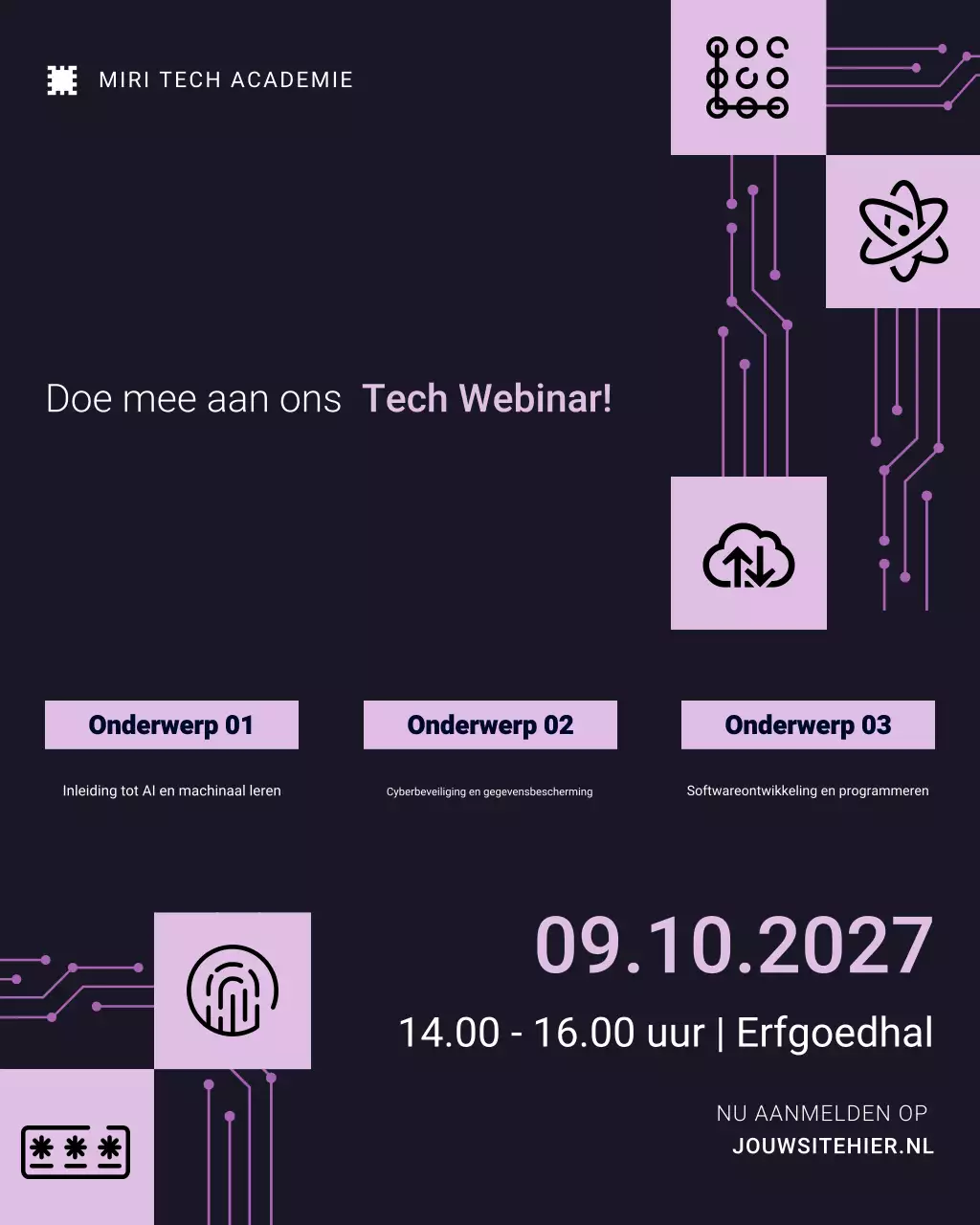 Blue Tech Webinar Evenement Instagram Bericht
