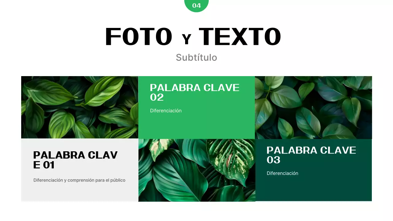 Informe de negocios modernos y ecológicos