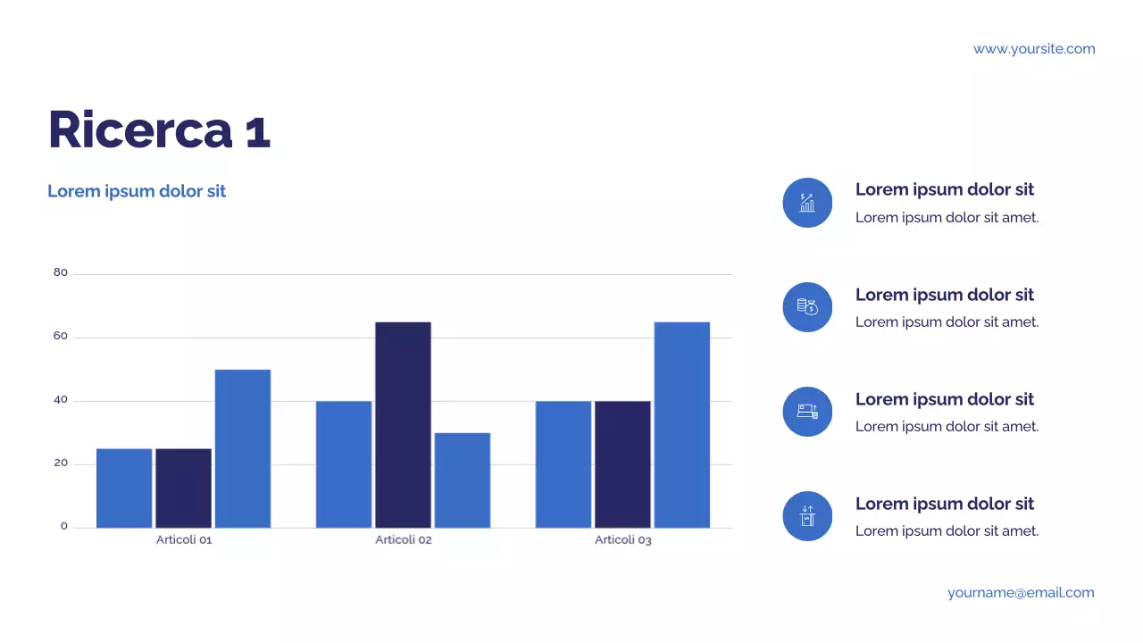 Presentazione di germi e malattie fotocentriche blu