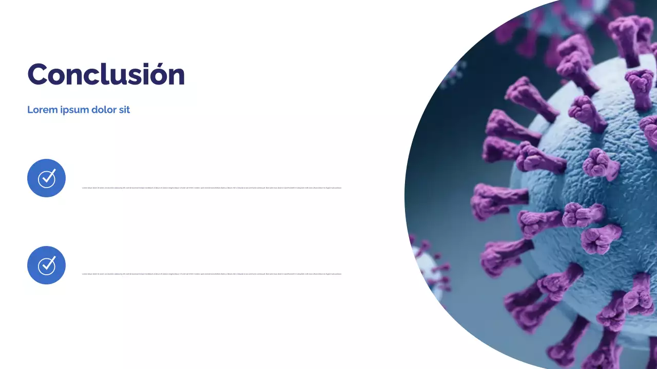 Presentación de gérmenes y enfermedades fotocéntricas azules