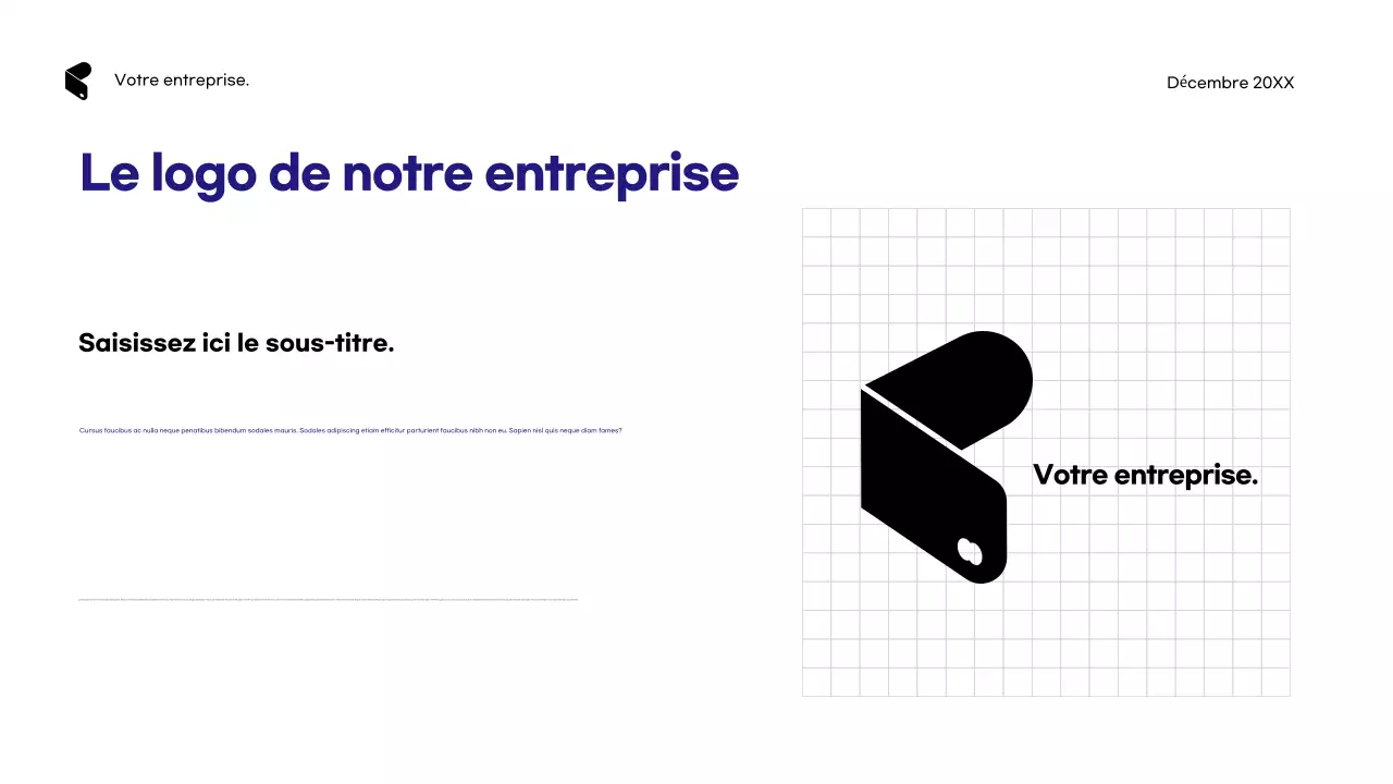 Publicité de l'agence Blue Modern