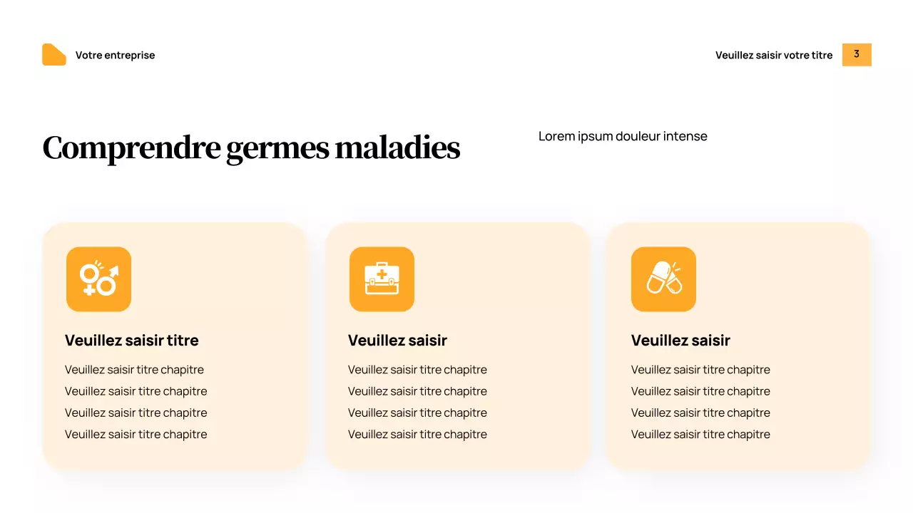 Annonce Orange Modern Health