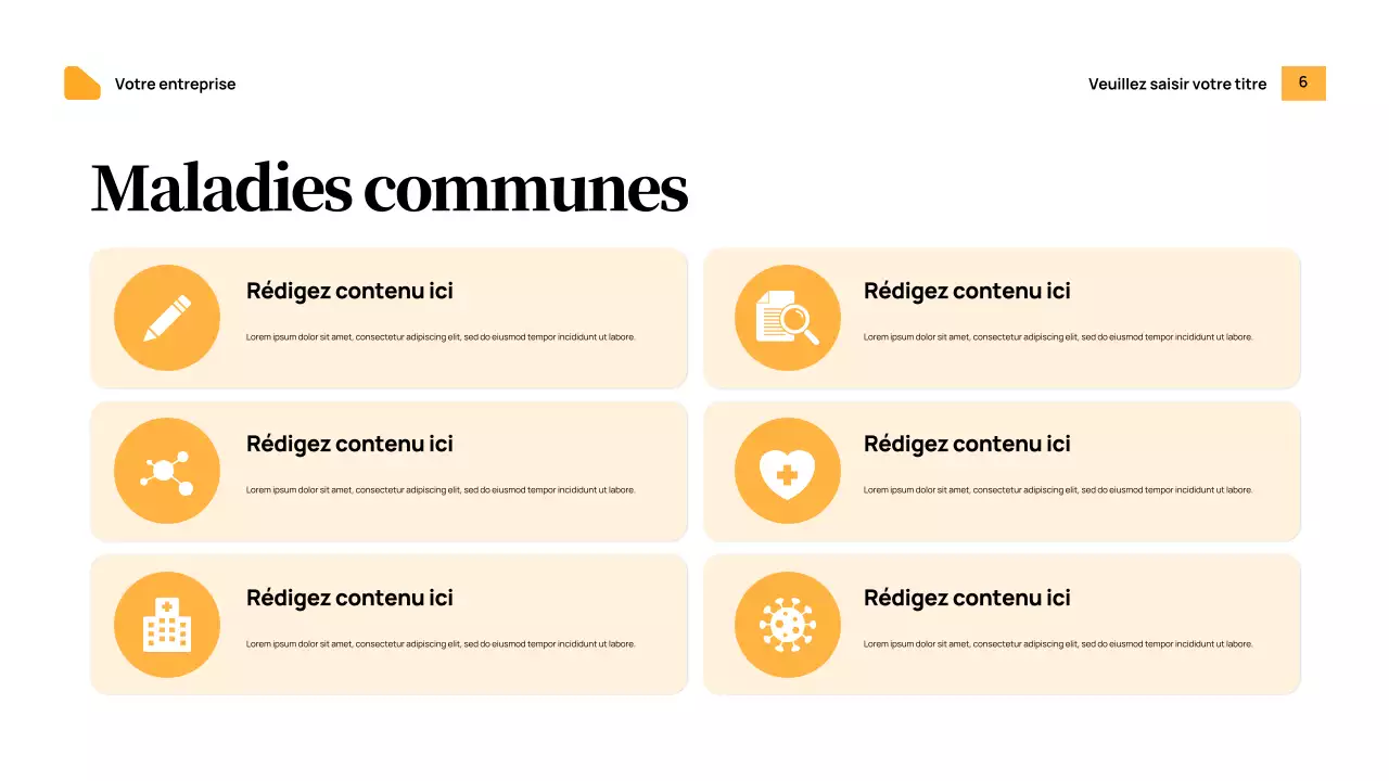 Annonce Orange Modern Health