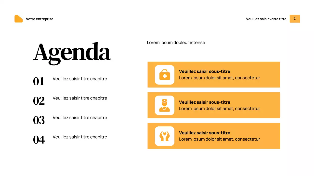 Annonce Orange Modern Health