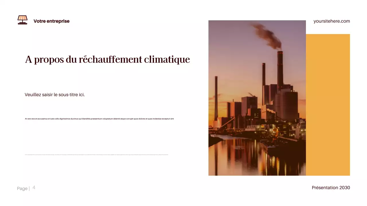 Présentation du climat moderne de Brown