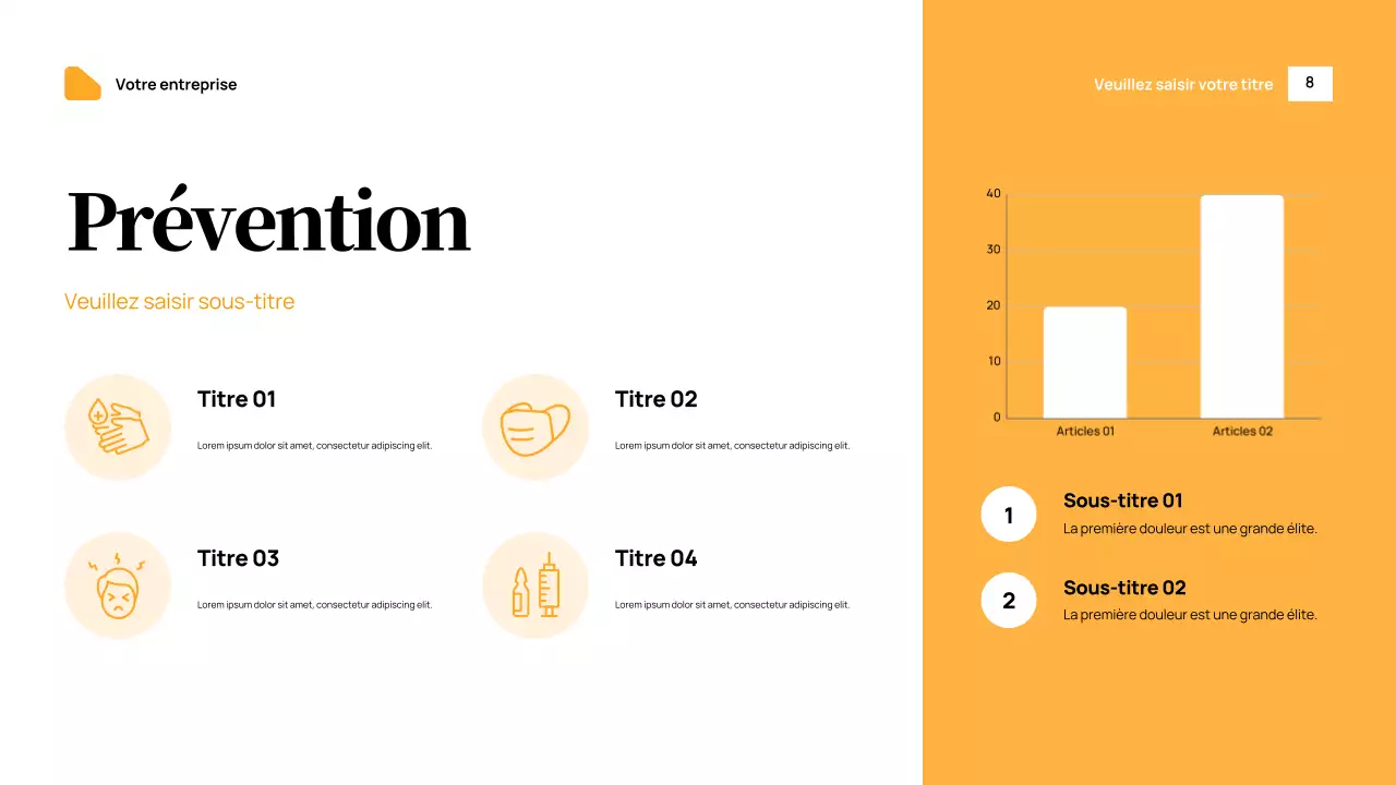 Annonce Orange Modern Health