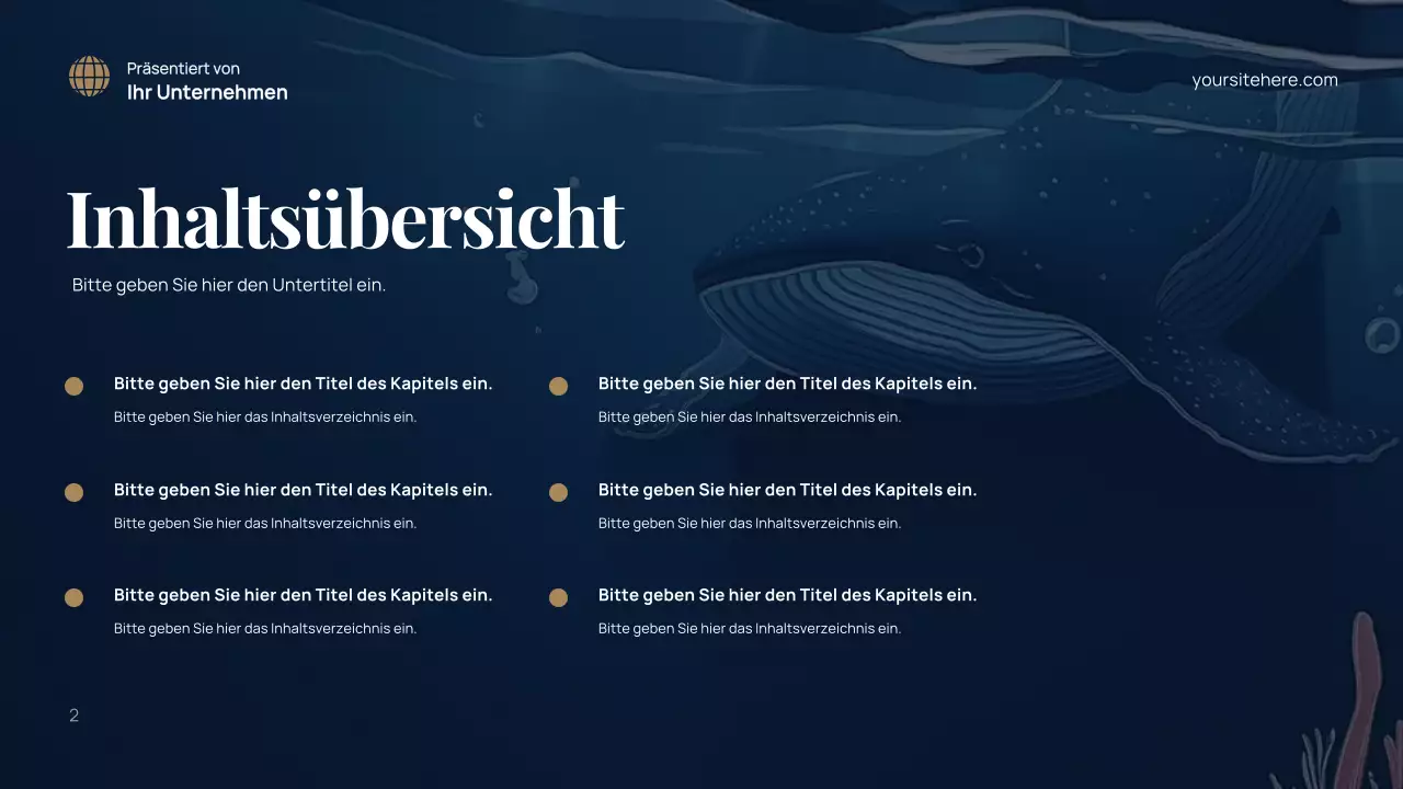 Blaue Moderne Umgebung Präsentation