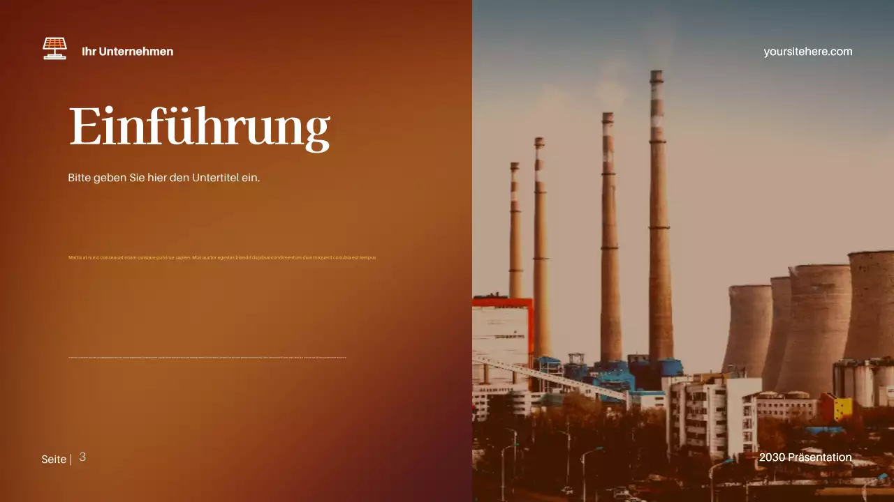 Brown Modernes Klima Präsentation