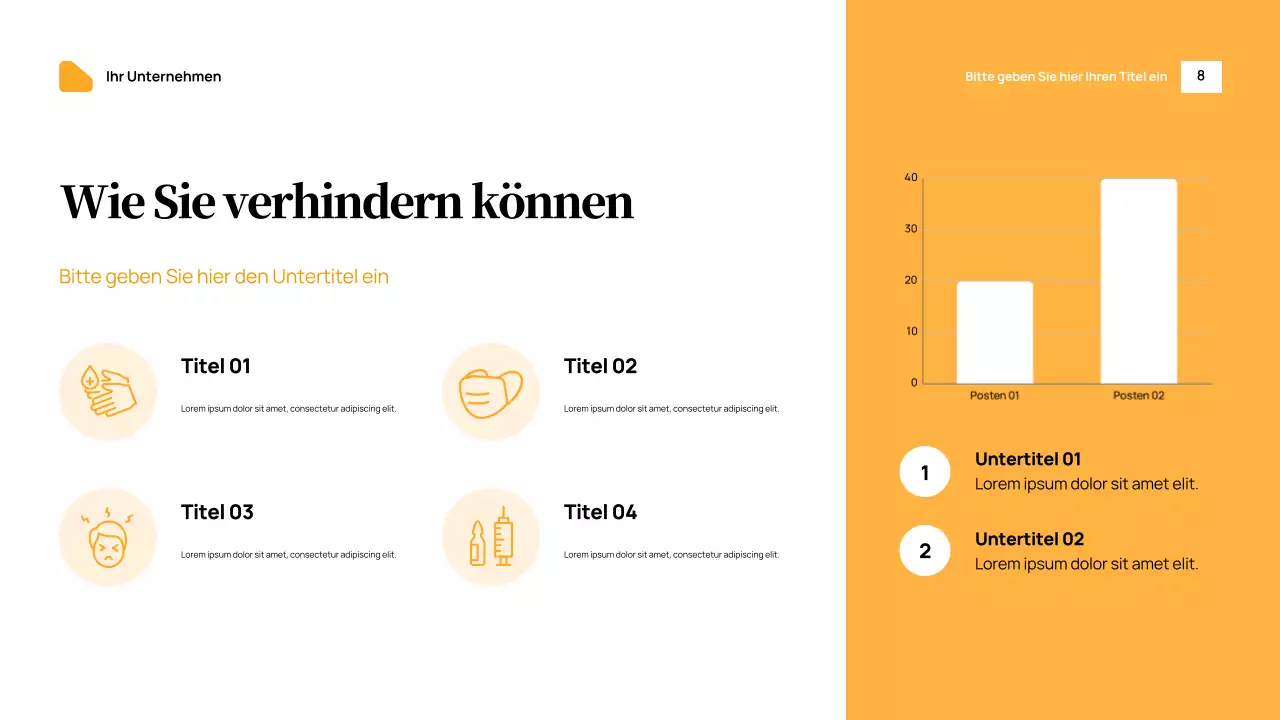 Orange Modern Health Ankündigung