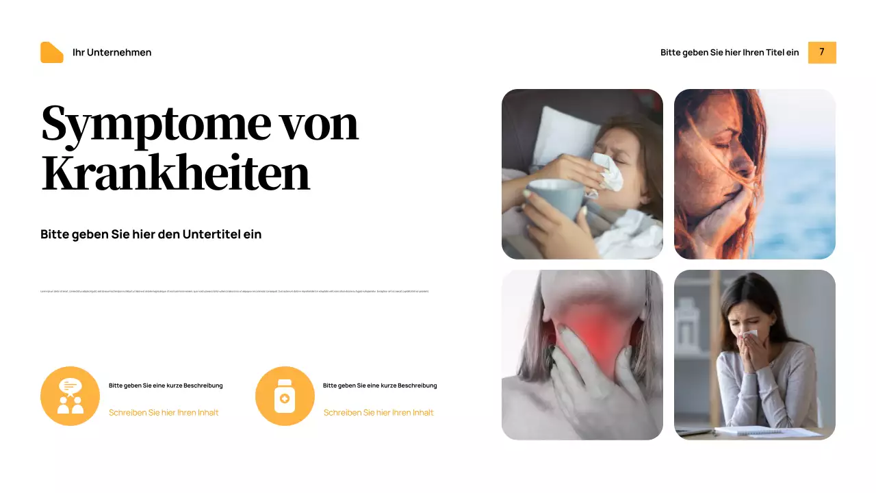 Orange Modern Health Ankündigung