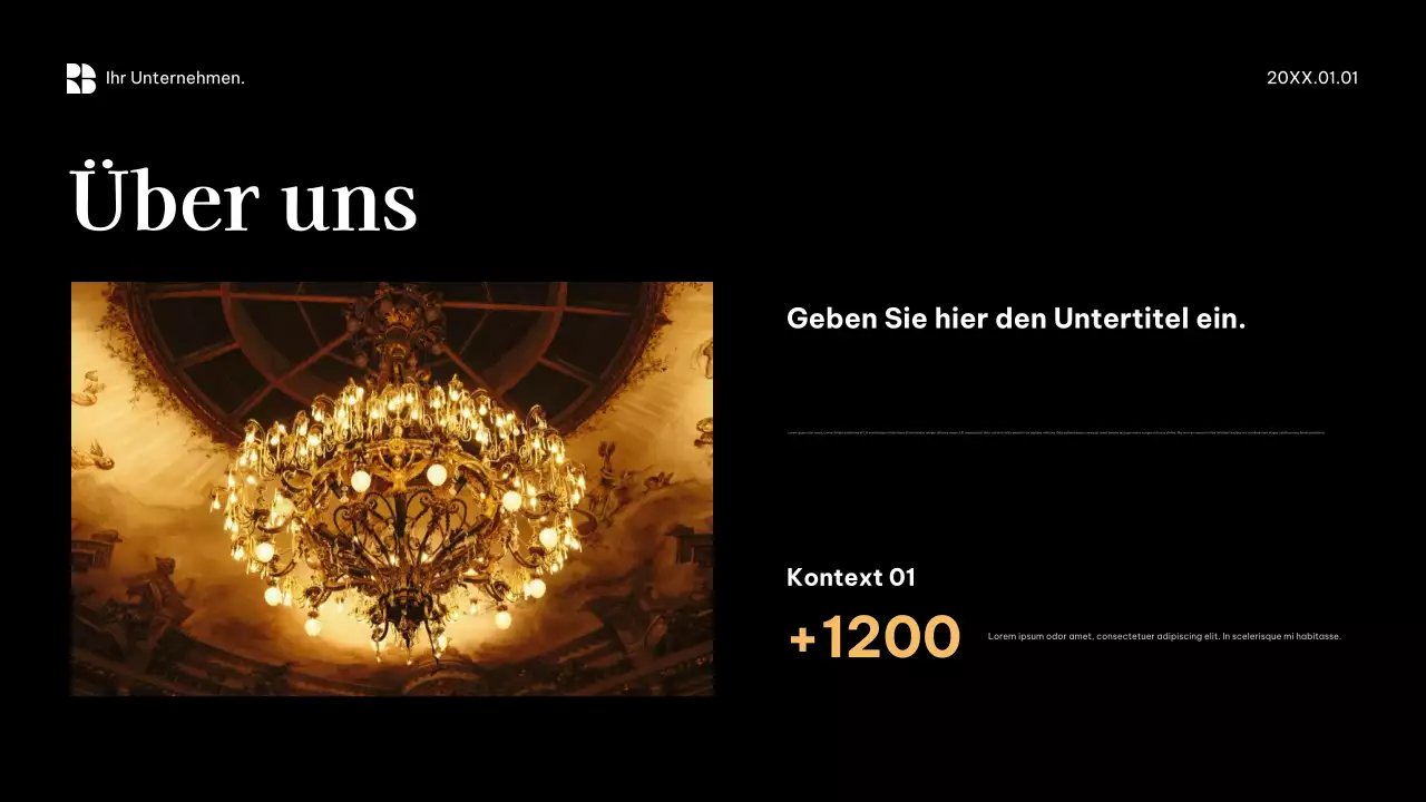 Schwarze moderne Geschäftsförderung