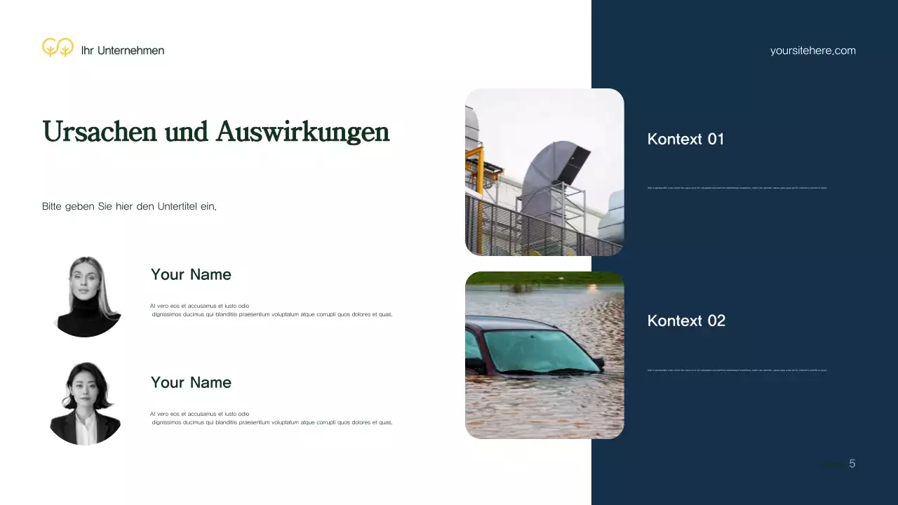 Grüne Moderne Umwelt Präsentation