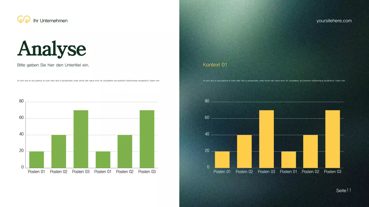 Grüne Moderne Umwelt Präsentation