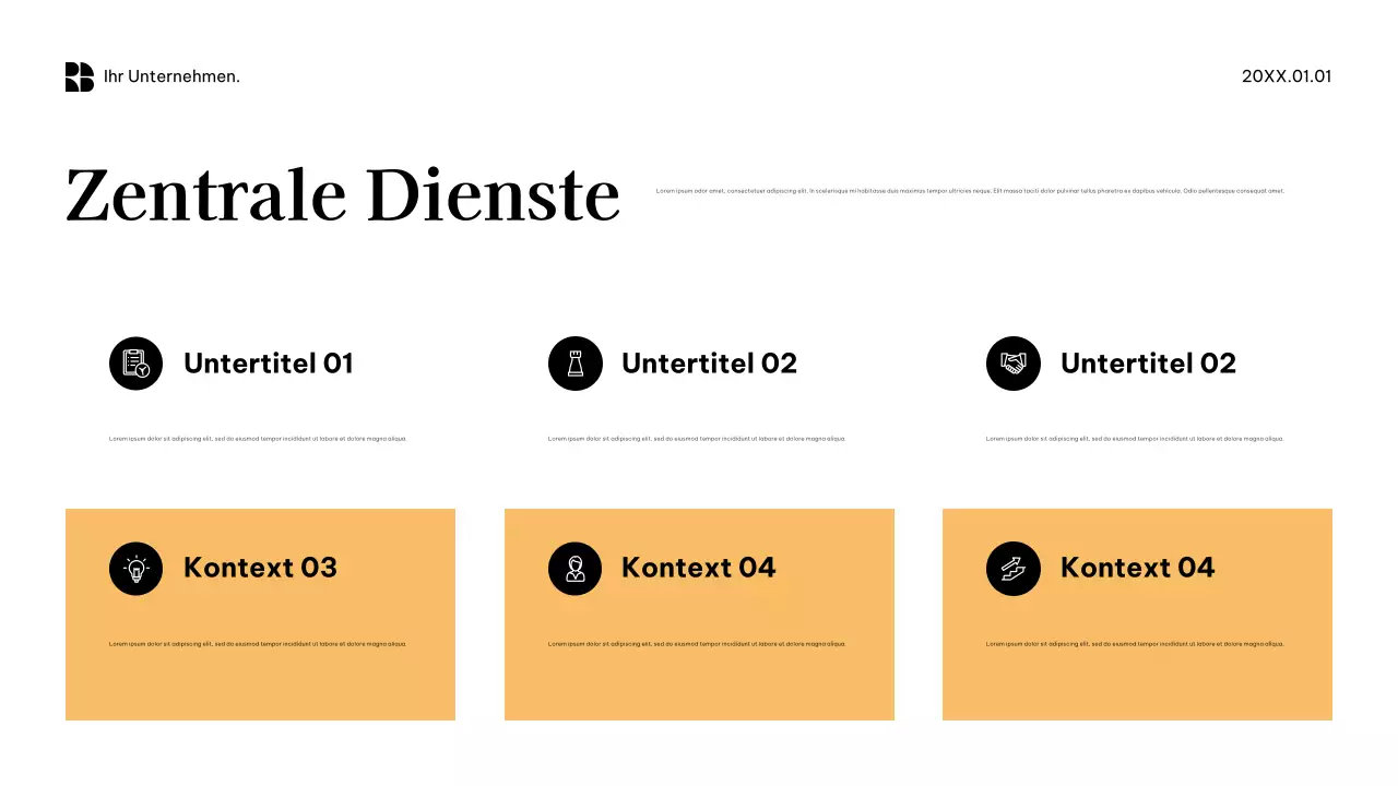 Schwarze moderne Geschäftsförderung