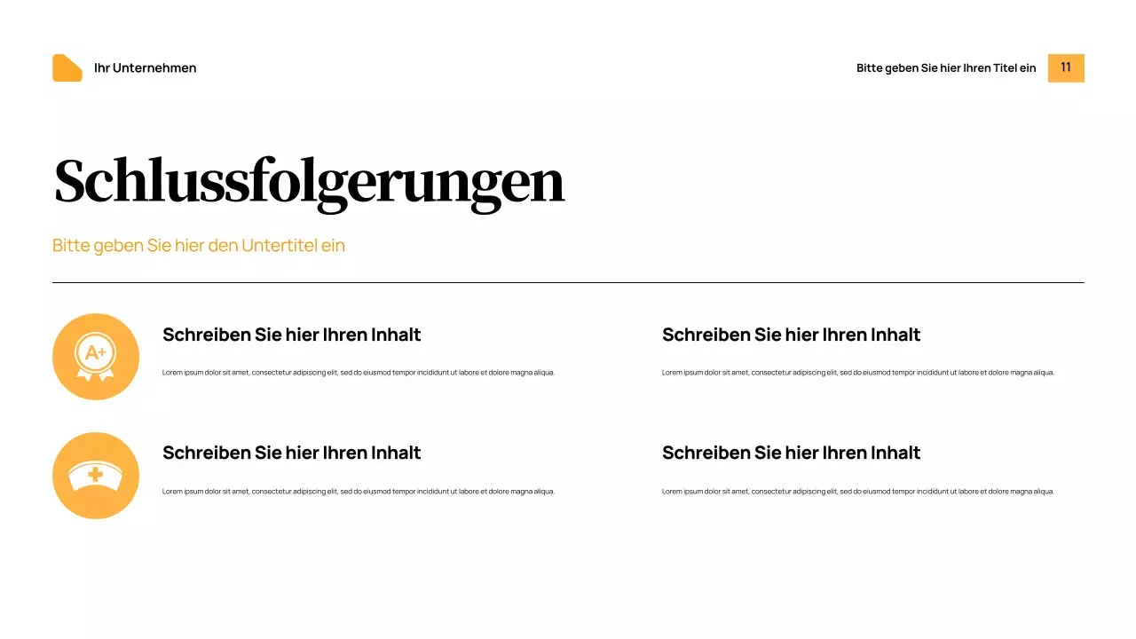 Orange Modern Health Ankündigung