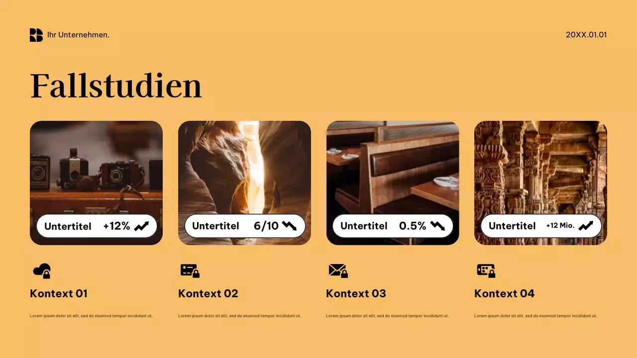 Schwarze moderne Geschäftsförderung